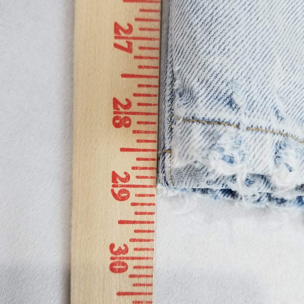 Lucky Brand Jeans Womens 6 28R Light Wash Drew Mom High Rise Tapered Denim Pants - Picture 14 of 15